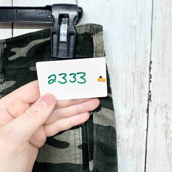 Pilcro Anthropologie Pants Women Size 26 Camo High Rise Skinny Denim Jeans - Picture 2 of 9